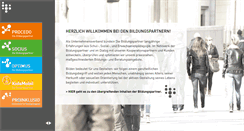 Desktop Screenshot of diebildungspartner.de